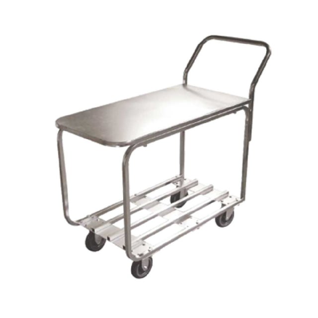 Omcan 31277 (31277) Stock Cart 500 Lb. Capacity (2) Slotted Shelves