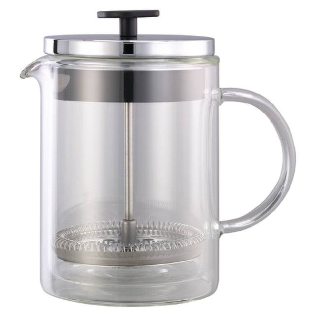 Service Ideas T499SR French Coffee Press 0.6 Liter (20 Oz.) 4-1/2" X 6-1/2" X 6-3/4"