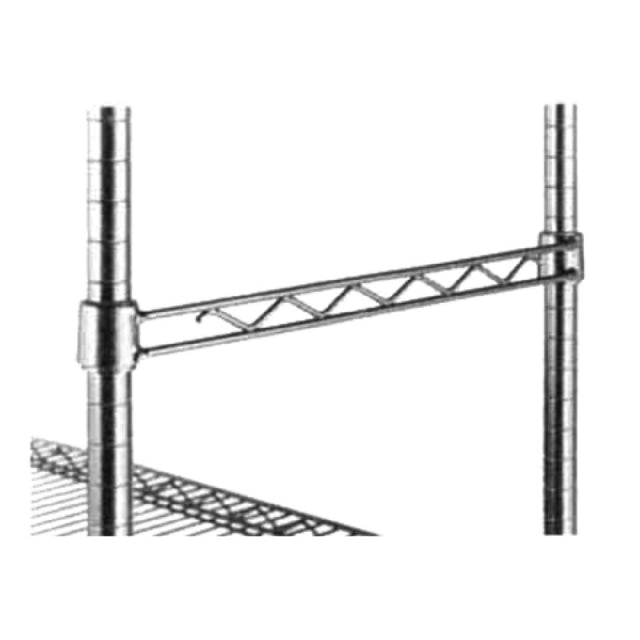 Metro H114W Super Erecta® Hanger Rail 14"L Fits On Posts Along The Width Or Length Of The Unit