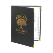 Menu Solutions QRS120D Menu Cover/Wine List Holds 8-1/2" X 14" Inserts Double Panel With 2 Views