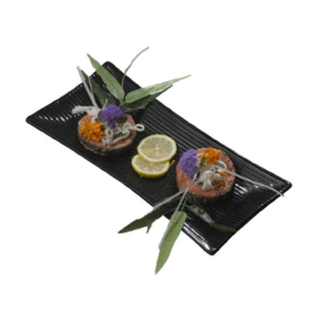 Bon Chef 9921PLUM Platter 6-1/2" X 14" Footed