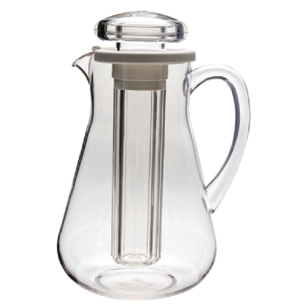Service Ideas MWP19SB Ice Tube Pitcher 1.9 Liter (67.2 Oz.) 5" X 6-3/4" X 10-1/2"