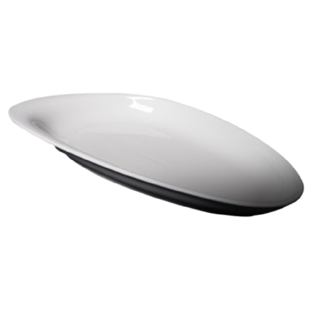 Cameo China 713-T133 Pearl Platter 13" X 6" X 1-1/4"H (33 Cm X 15.2 Cm X 3.2 Cm)