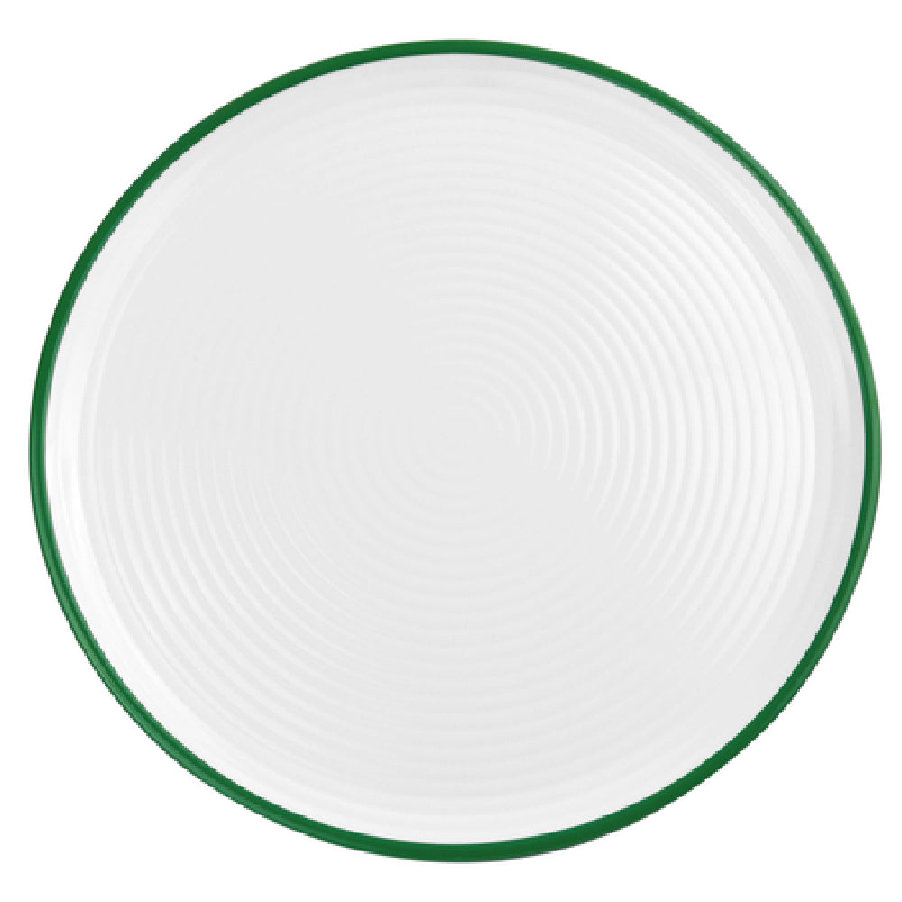 BauscherHepp T3225G Ripple Pizza Plate 12-1/4" Dia. Round With Geometric Circular Ripple Pattern