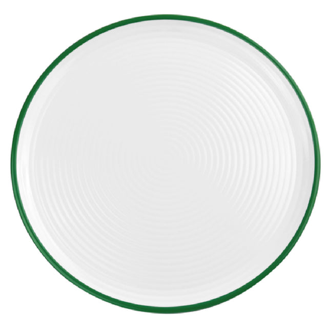 BauscherHepp T3225G Ripple Pizza Plate 12-1/4" Dia. Round With Geometric Circular Ripple Pattern