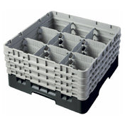 Cambro 9S800110 Camrack® Glass Rack With (4) Soft Gray Extenders Full Size
