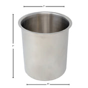 Omcan 44654 (44654) Bain Marie Pot 3.5 Qt. 7" Dia.