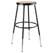 National Public Seating 6224H-10 NPS® 25"-33" Height Adjustable Heavy Duty Steel Stool