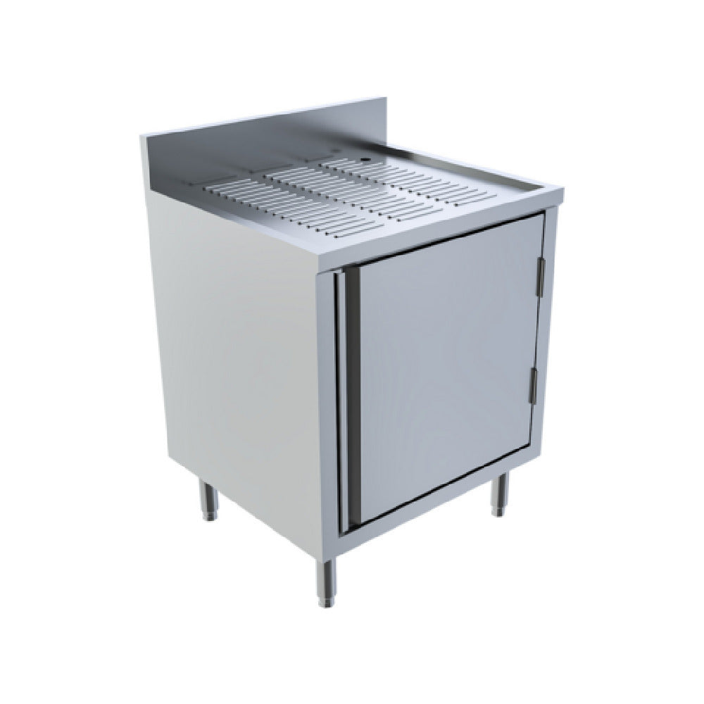 BK Resources EM-52B - 30" Installed Glass Cabinet With Hinged Door, Includes BKDC-HDKITGC24 Hinged Door Kit