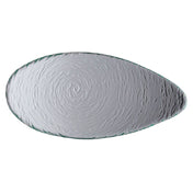Steelite 6512G382 Oval Platter 12.125" X 5.875" X 0.875" Scape Glass