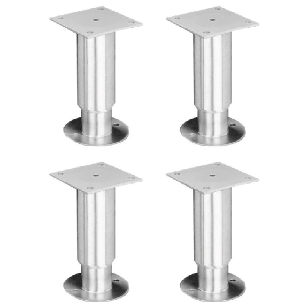 Vulcan ABC-FEET - Security/Seismic Legs With Mounting Plate, 6", Set Of (4)