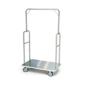 Forbes Industries 2432 Luggage Cart Standard Brushed Stainless Steel Superstructure & Deck