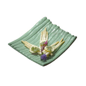 Bon Chef 9930HGLD Platter Asparagus 9-1/2" X 11-1/2" Sandstone
