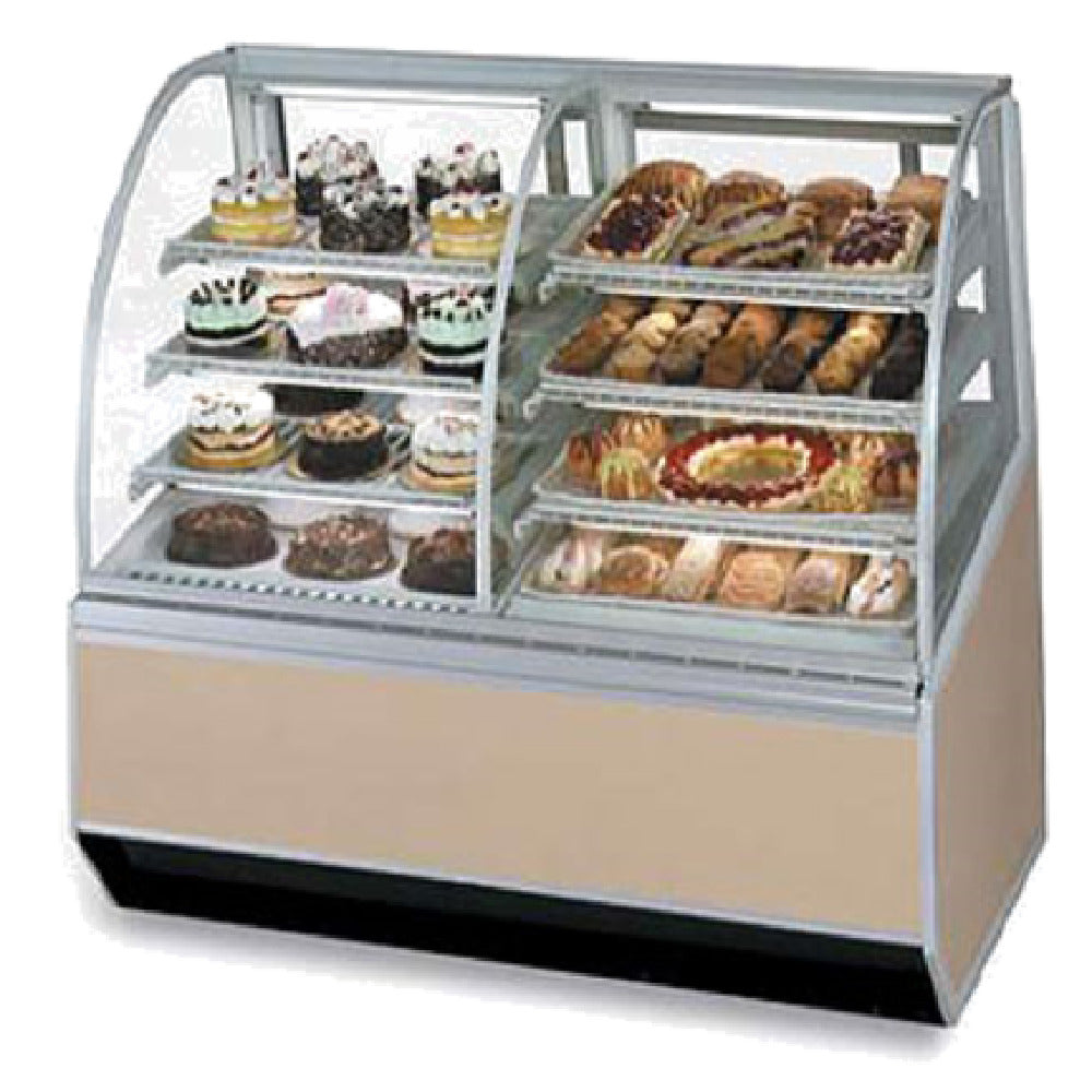 Federal Industries SN773SC Series ’90 Dual Bakery Case Refrigerated Left Non-Refrigerated Right