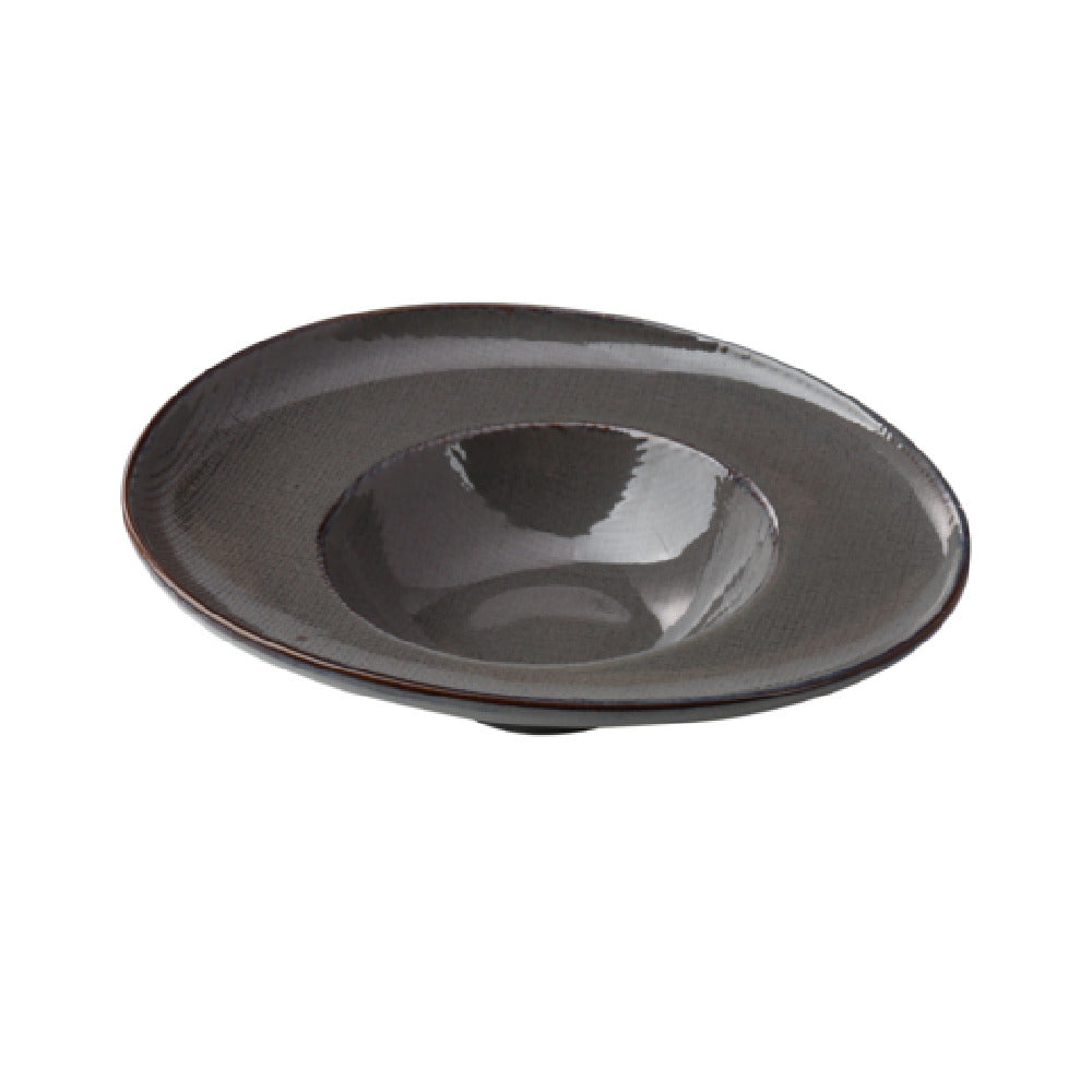 Yanco CB-809 Cowboy Dessert Plate 8-1/4"W X 9-1/2"D X 2-3/4"H 10 Oz