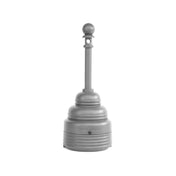 Curtron T1208-GY Smoker Cigarette Receptacle 15-1/4" Diameter X 37-3/4"H 4 Gallon