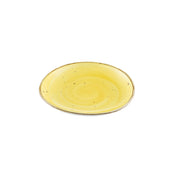 CAC China TUS-6-SFL Tucson Plate 6-3/8" X 6" Irregular Round