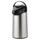 Service Ideas SSAL250 SteelVac™ Premium Airpot 2-1/2 Liter (84.5 Oz.) 7-1/4" X 9-1/4" X 13-3/4"