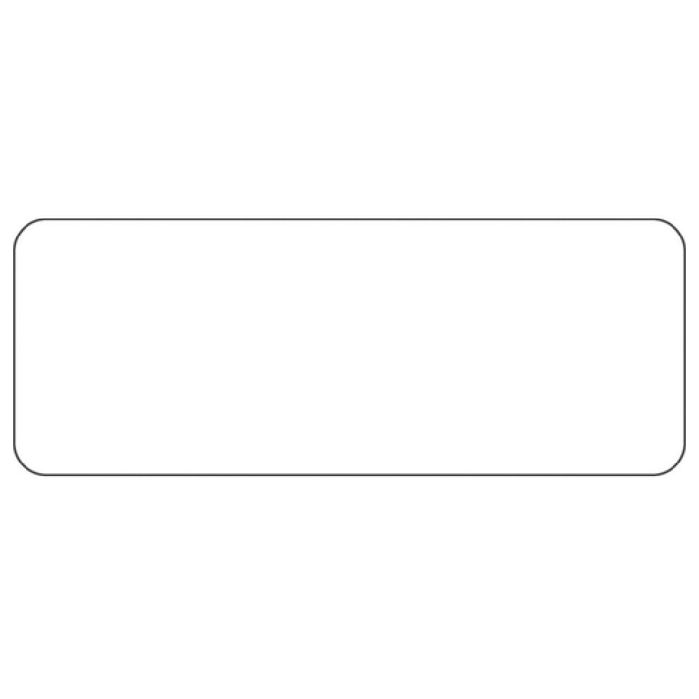 Hubert 35292 - Laser Labels, Blank, 2-1/2" X 1"H