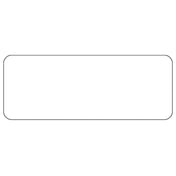 Hubert 35292 - Laser Labels, Blank, 2-1/2" X 1"H