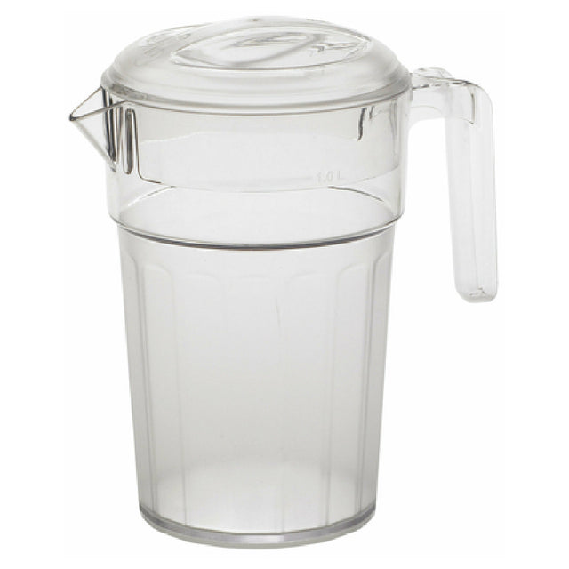 Cambro PC34CW135 Camwear® Pitcher 34 Oz. 6-2/3" Dia. X 7-1/2"H (with Lid)