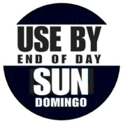 Hubert 75229 - Food Rotation Label, "Use By End Of Day Sunday", 3/4" Dia.