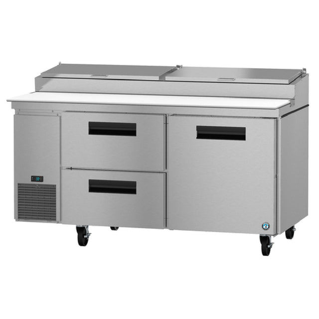 Hoshizaki PR67A-D2 Steelheart Series Pizza Prep Table Two-section 19.9 Cu. Ft.