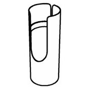GET Enterprises 3GE004 Frilich® Replacement Bottom Tube Stainless Steel For Rotary Cereal / Dry Food Dispenser (fits ETO450E100 ETO350E100 ETO250E100)