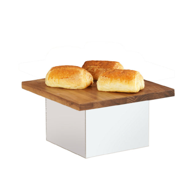 Cal-Mil 23872-4-49 Milo Riser 8"W X 8"D X 4"H Chrome Finish