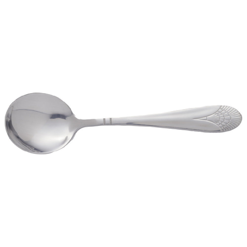 International Tableware CS-113 Bouillon Spoon 6-1/8"L Stainless Steel 18/0 Mirror Finish