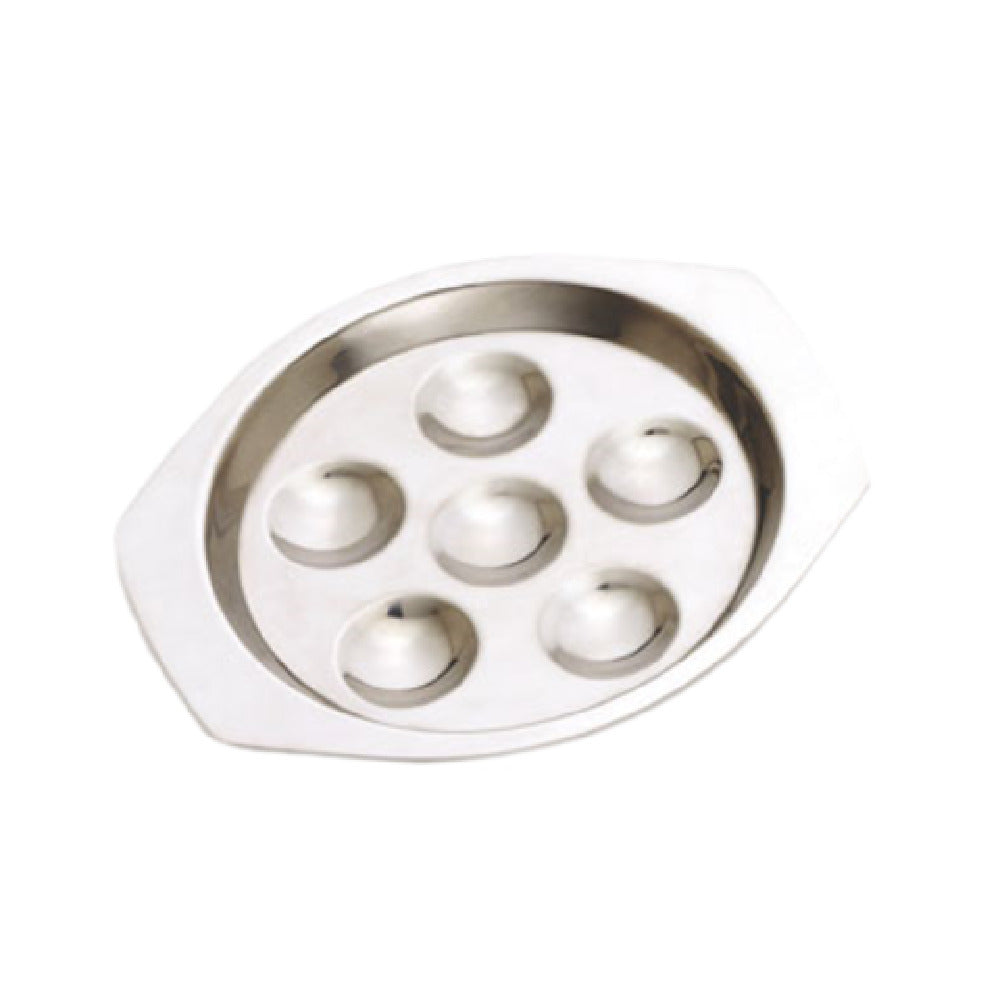 Alegacy Foodservice Products 306 Snail (Escargot) Dish 5-3/8" Dia. 6 Hole