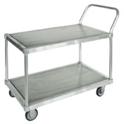 Hubert 72295 - Produce Cart, 2-shelf, 46" X 27" X 42.4"H