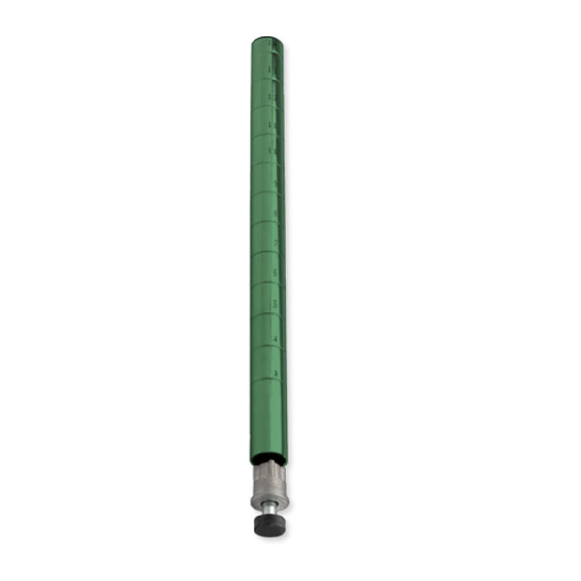 Steel Works Stainless SWP36G Post With Leveling Legs For Wire Shelving 36" Epoxy-Coated
