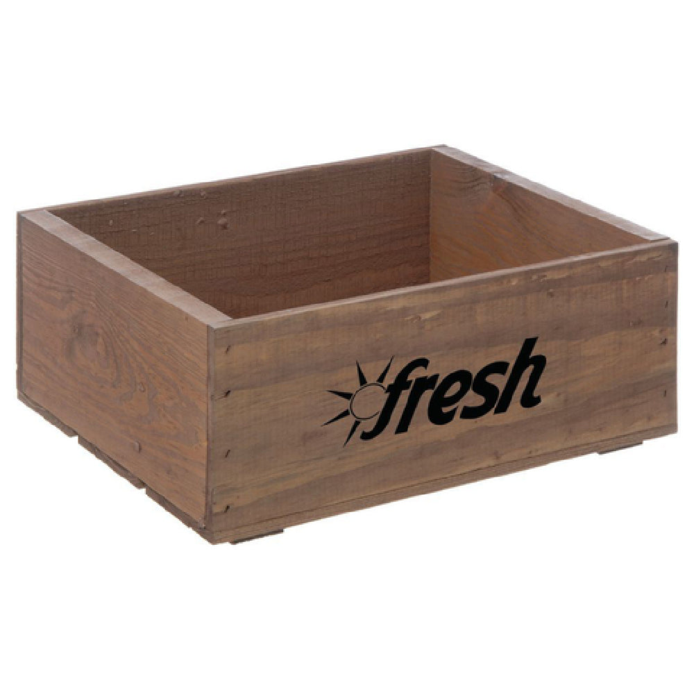Hubert 85030 - Crate, With "Fresh" Logo, 14-3/4" X 11-1/4" X 5-7/8"H