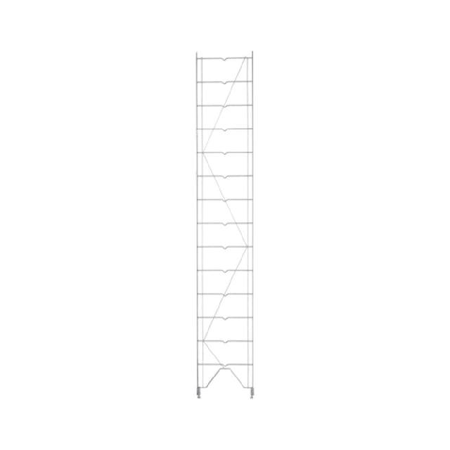Metro 1272C Regular Erecta® Shelving Upright 12"W X 73-1/2"H Shelf Grooves Lock Into Upright At 5" Increments