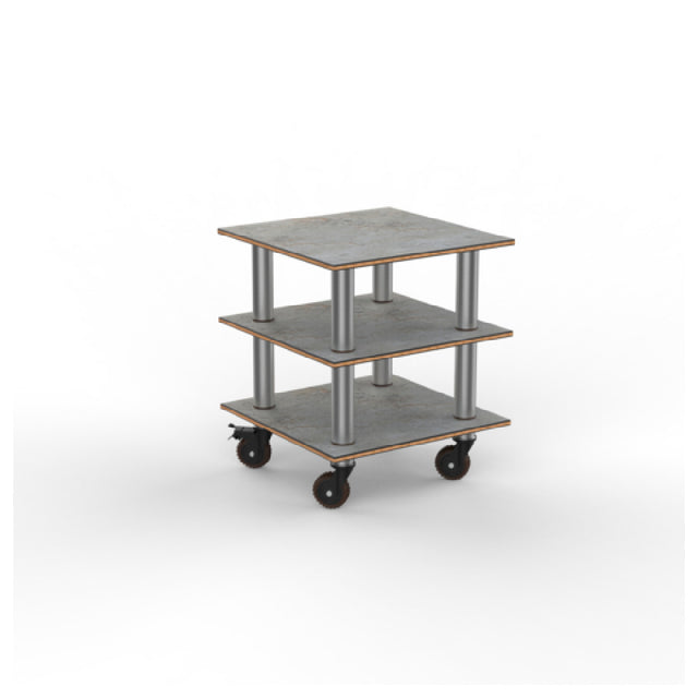 Steelite MGCMLX03GSXH - Modular Classic Small Unit Grey Brushed Stainless S, 29.5" X 29.5" X 35.0"