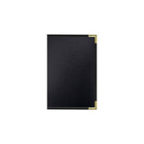 Risch SEV-2V 5.5X8.5 Seville Hardback Antibacterial/antimicrobial Faux-leather Menu Cover (specify Color)