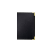 Risch SEV-2V 5.5X8.5 Seville Hardback Antibacterial/antimicrobial Faux-leather Menu Cover (specify Color)