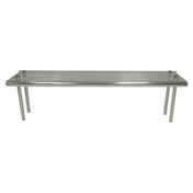 Advance Tabco TS-12-132R Overshelf Table Mounted Single