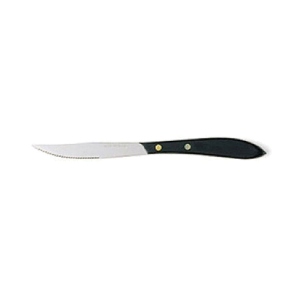 Steelite WL870527 Walco Steak Knife 8 3/4" Stainless Steel Blade Pointed Tip