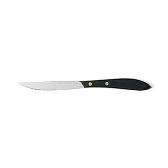 Steelite WL870527 Walco Steak Knife 8 3/4" Stainless Steel Blade Pointed Tip