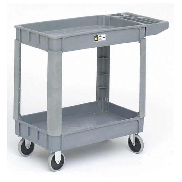 Hubert 28762 - Utility Tub Cart, 2-shelf, 31" X 17" X 42"H