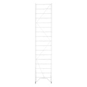 Metro 1887C Regular Erecta® Shelving Upright 18"W X 88-1/2"H Shelf Grooves Lock Into Upright At 5" Increments