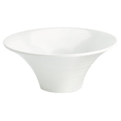 Vollrath V22172 Melamine Pedestal Bowl Medium Fluted 1.16 Qt