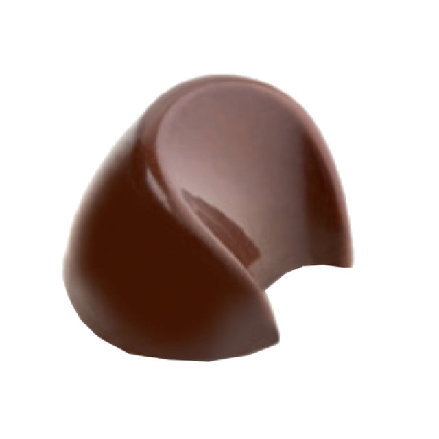 JB Prince K937 Antonio Bachour Chocolate Mold 10-4/5" X 5-3/10"W Overall Makes (21) 1-2/7" Crescent Bonbons