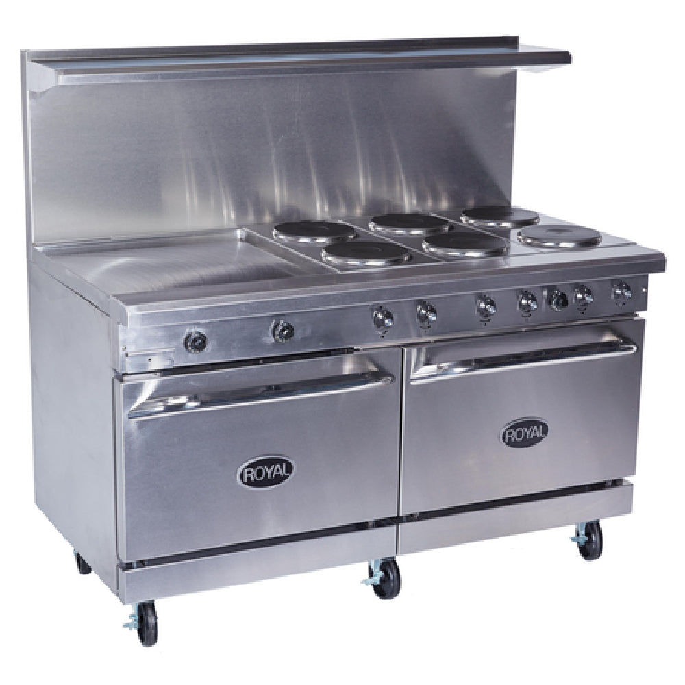 Royal Range Of California RRE-4GT48-C_208/60/3 Restaurant Range Electric 72"