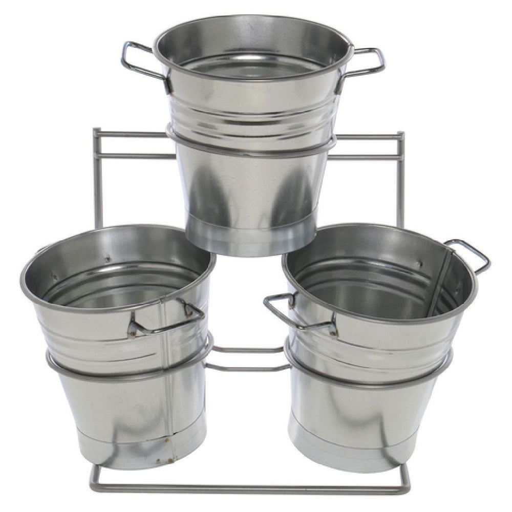 Hubert 63058 - Countertop Display, 3-tubs, 2-tier