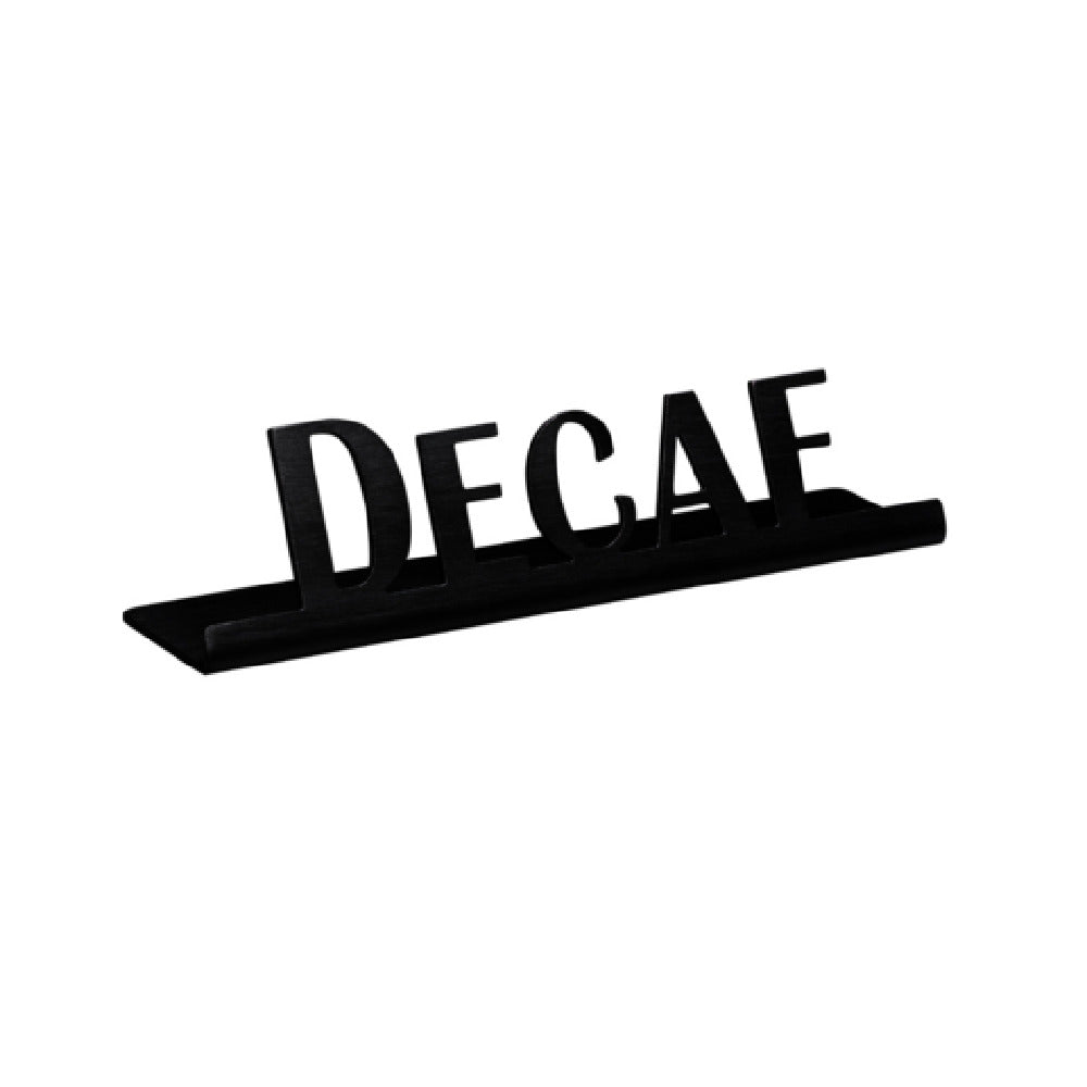 Service Ideas 1C-ST-DECAF-SIGN-BX Table Sign "Decaf" 1"H X 4"W