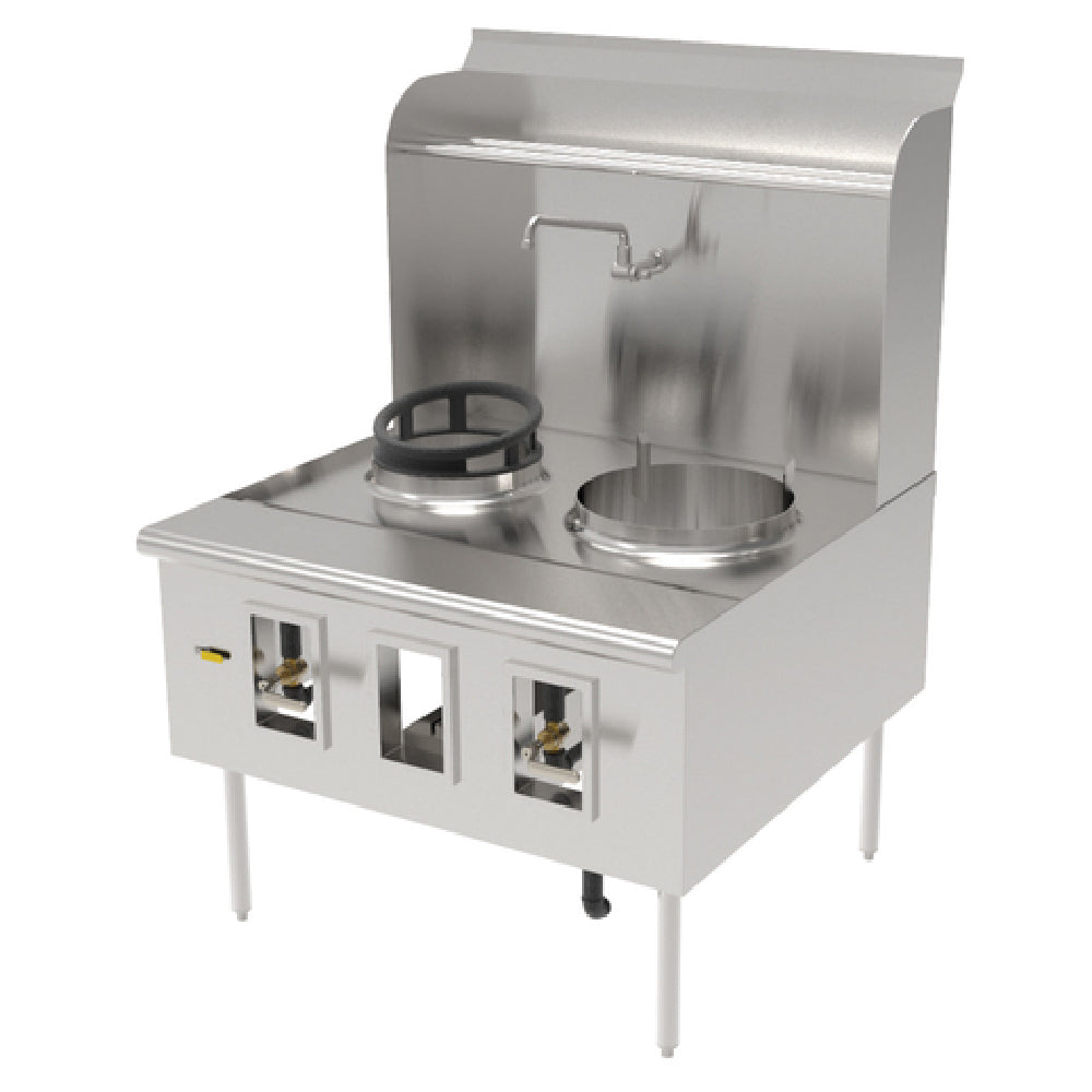GSW USA WR-2-1320 Chinese Wok Range Gas (1) 13" Left Hole/burner