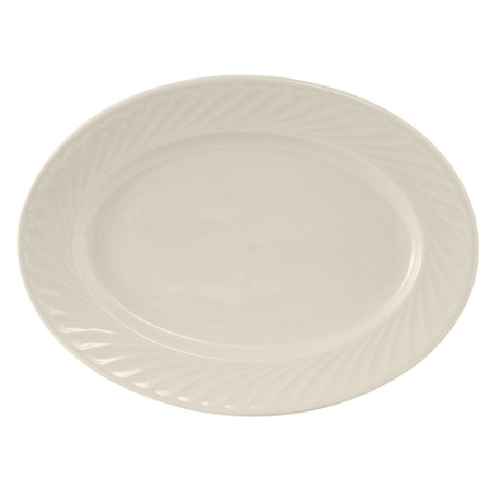 Tuxton MEH-133 Platter 13-3/8" X 10" Oval